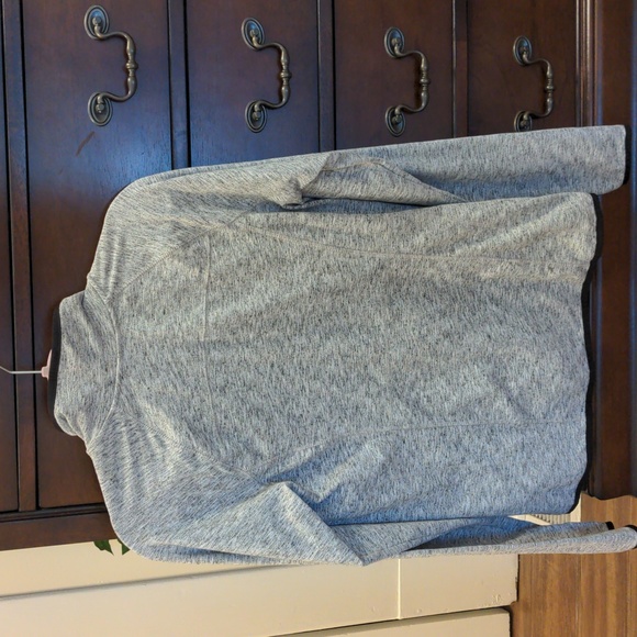 Tek Gear Drytek Heathered Gray Zip up Sweatshirt - Picture 5 of 5